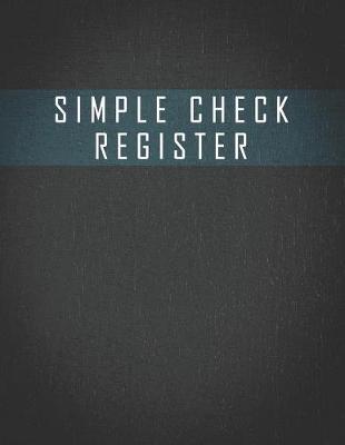 Book cover for Simple Check Register