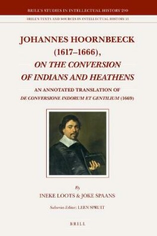 Cover of Johannes Hoornbeeck (1617-1666), On the Conversion of Indians and Heathens