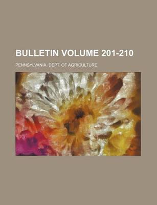 Book cover for Bulletin Volume 201-210