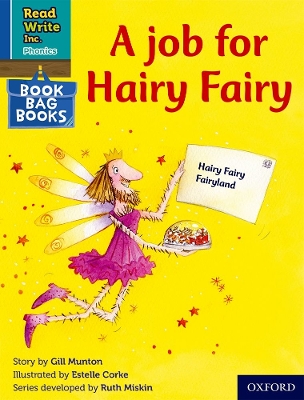 Book cover for Read Write Inc. Phonics: A job for Hairy Fairy (Blue Set 6 Book Bag Book 3)
