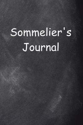 Cover of Sommelier's Journal Chalkboard Design