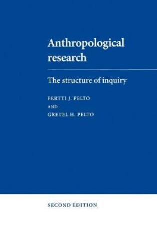 Cover of Anthropological Research