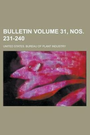 Cover of Bulletin Volume 31, Nos. 231-240