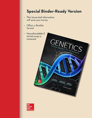 Book cover for Loose Leaf Genetics: From Genes to Genomes with Connect Plus Access Card