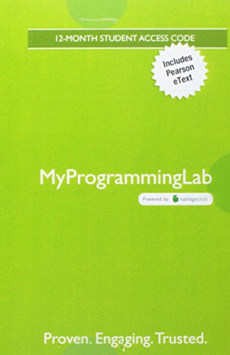 Book cover for Mylab Programming with Pearson Etext -- Access Code Card -- For Starting Out with Python