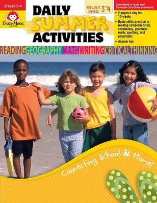 Book cover for Daily Summer ACT Moving 3rd to 4th Grade