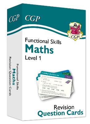 Book cover for Functional Skills Maths Revision Question Cards - Level 1