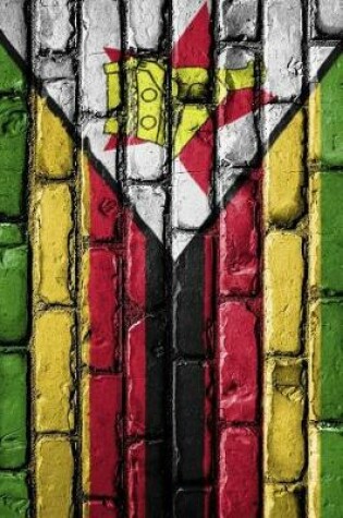 Cover of Zimbabwe, Africa Flag on Brick Journal