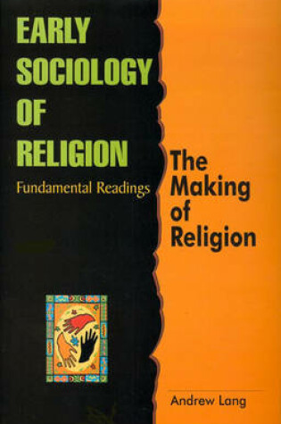 Cover of Early Sociology of Religion