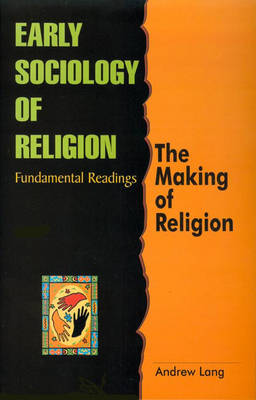 Book cover for Early Sociology of Religion