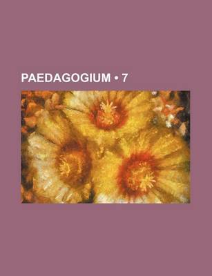 Book cover for Paedagogium (7)