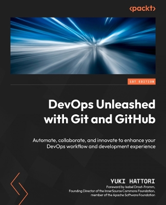 Book cover for DevOps Unleashed with Git and GitHub