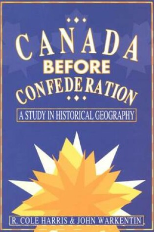 Cover of Canada Before Confederation