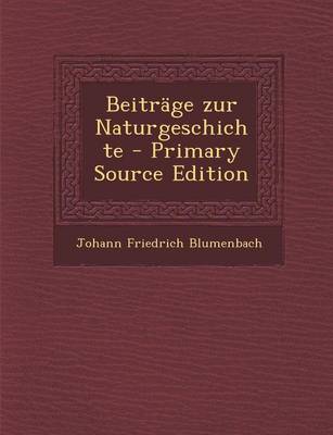 Book cover for Beitrage Zur Naturgeschichte