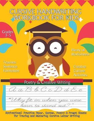 Book cover for Cursive Handwriting Workbook for Kids