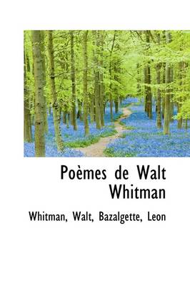 Book cover for Poemes de Walt Whitman