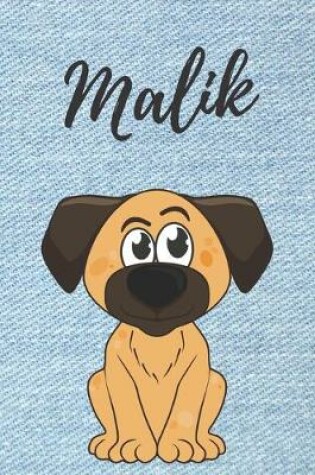 Cover of Personalisiertes Notizbuch - Hunde Malik