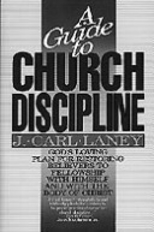 Cover of Guide to Church Discipline