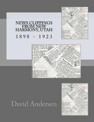 Book cover for News Clippings From New Harmony, Utah