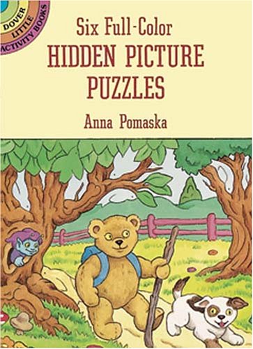 Book cover for Six Full-Colour Hidden Picture Puzzles