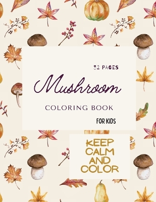 Book cover for Mushroom Coloring Book