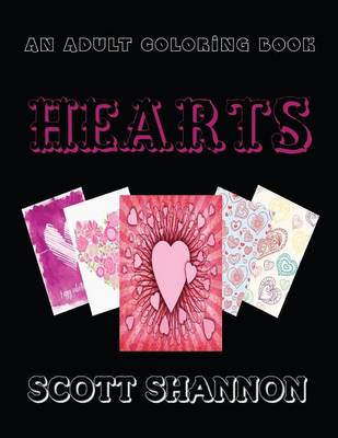 Book cover for An Adult Coloring Book: Hearts