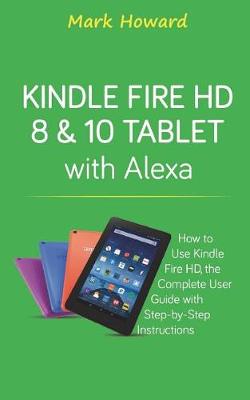 Book cover for Kindle Fire HD 8 & 10 Tablet with Alexa