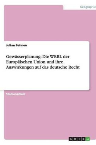 Cover of Gewasserplanung
