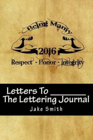 Cover of Letters to ____________, Lettering Journal