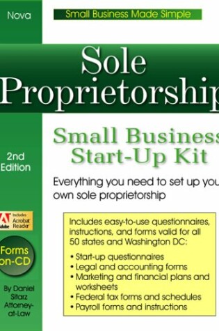 Cover of Sole Proprietorship, 2nd Edition