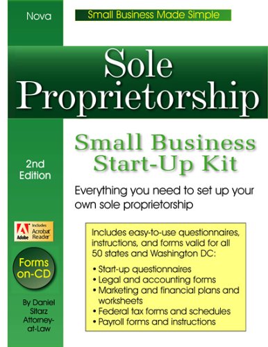 Book cover for Sole Proprietorship, 2nd Edition