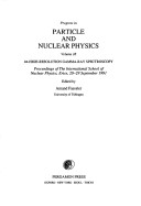 Cover of Progress in Particle and Nuclear Physics/28-1992