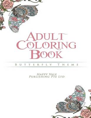 Book cover for Adult Coloring Book: Butterfly Theme