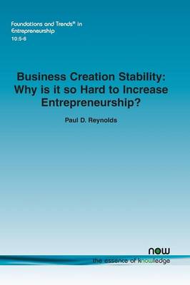 Book cover for Business Creation Stability