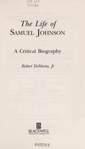 Cover of Life of Samuel Johnson