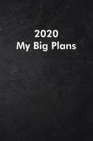 Cover of 2020 My Big Plans