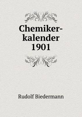 Book cover for Chemiker-kalender 1901