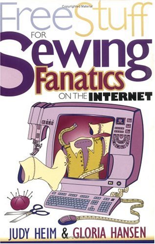 Book cover for Free Stuff for Sewing Fanatics on the Internet