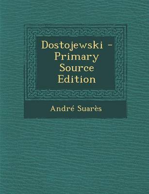 Book cover for Dostojewski - Primary Source Edition