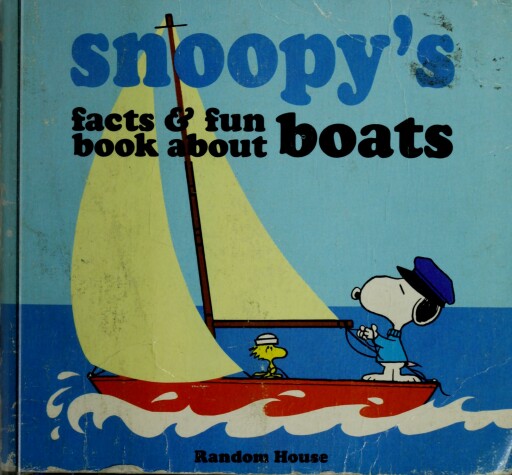Book cover for Snoopy's Facts and Fun Book about Boats