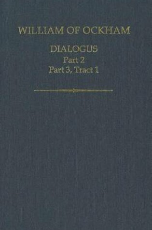 Cover of William of Ockham: Dialogus