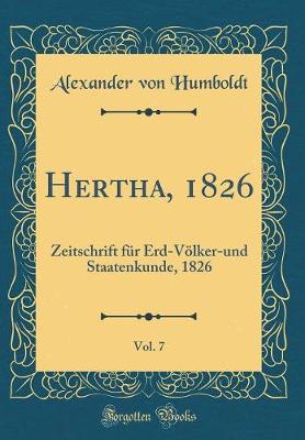 Book cover for Hertha, 1826, Vol. 7