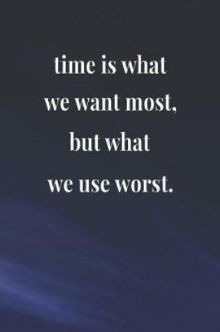 Cover of Time Is What We Want Most But What We Use Worst