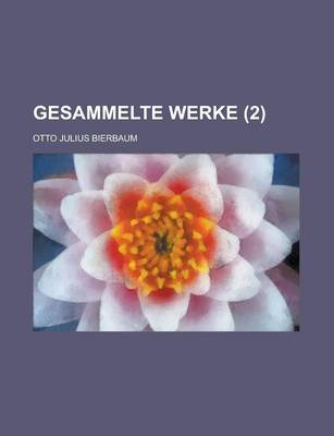 Book cover for Gesammelte Werke (2)