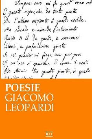 Cover of Poesie. G. Leopardi