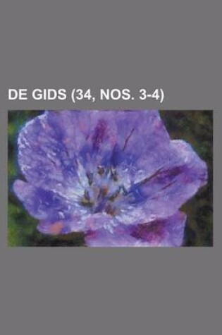 Cover of de Gids (34, Nos. 3-4)