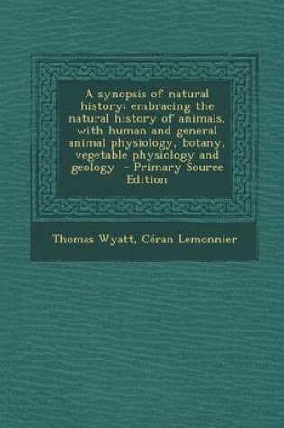 Cover of A Synopsis of Natural History