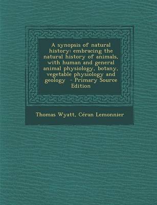 Book cover for A Synopsis of Natural History