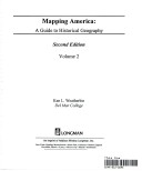 Book cover for Mapping American Hist Vol 2