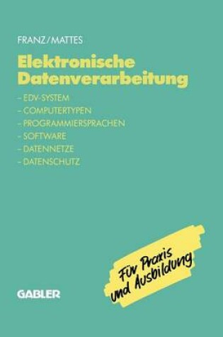 Cover of Elektronische Datenverarbeitung